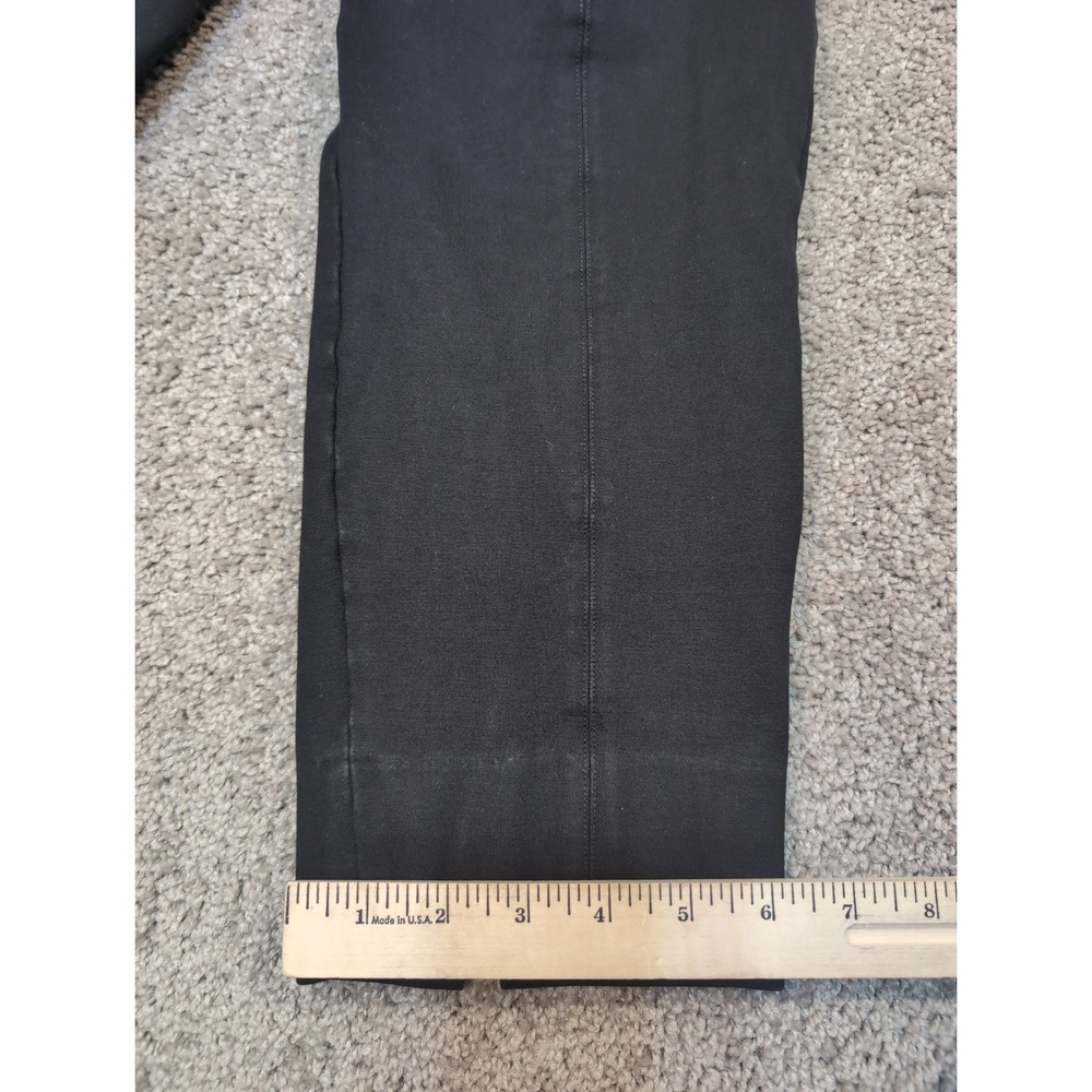 Quince Womens Ultra-Stretch Ponte Pintuck Ankle Pants Black XL - Picture 7 of 10